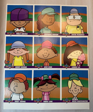 1997 Backyard Baseball Original 9 Card Sheet Uncut Pablo Sanchez Humongous picture