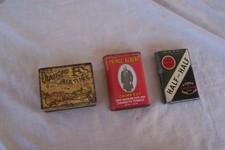 THREE Vintage Tobacco Tins:Prince Albert, Half and Half, Diamond F Mixture, NICE picture