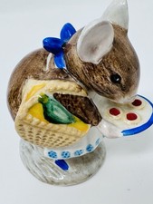 Vintage Beatrix Potter Beswick porcelain figurine Appley Dapply Baking Mouse '71 picture