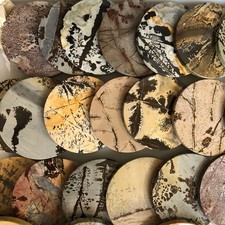 15pcs wholesale Natural Chinese painting disc placemat crystal ornaments picture