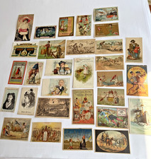 30 VICTORIAN TRADE CARDS INCLUDING  2 CURRIER AND IVES (#26-140) picture