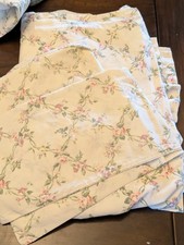 Vintage Dan River Full Sheet Set Diamond Trellis Pattern picture