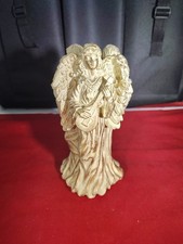 Vintage Three Angels Playing Instruments Candle Holder picture