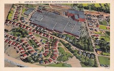 Swannanoa NC Point Beacon Manufacturing Blankets Mill Factory Vtg Postcard C14 picture