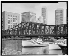 Photo:Boston MA 1970s Northern Avenue Swing Bridge Fort Point Channel picture