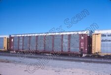 Original Slide- ATSF Santa Fe Auto Carrier 88430 At Yermo, CA. 12/99 picture