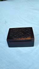 Hand Wooven Jewelry Box Sono Wood Bali Indonesia 3x2,5 Inches picture