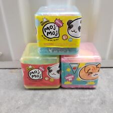 Moj Moj Crunch Series Mystery Pack Lot of 3 Yellow, Pink, & Blue picture