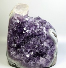 5.81lb Natural Amethyst Geode Quartz Crystal Cluster Stone Mineral Specimen picture