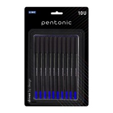Pentonic Blue Ball Pen Tip Size 0.7 mm Pack Of 10 Pens  picture
