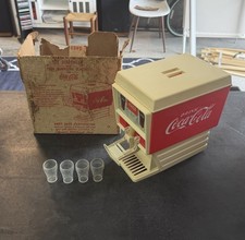 1960's Andy Gard Coca-Cola Toy Soda Fountain Dispenser Original Glasses #1500 picture