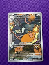 Pokemon TCG Destined Rivals Team Rocket's Raticate Card 202/182 picture