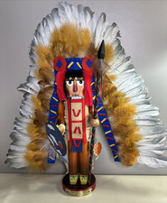 VTG STEINBACH CHIEF SITTING BULL NUTCRACKER~LIMITED ADDITION #00774/8500~GERMANY picture