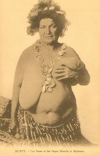Woman Egypt - The Nurse of the Negus Menelik of Abyssinia Postcard Antique 1916N picture