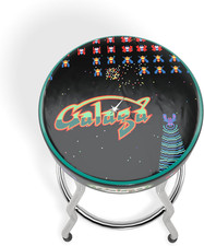 ARCADE1UP Officially Licensed Adjustable Stool with Chrome-Plated Steel Frame an picture