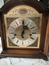 Bulova Tempus Fugit Mantel Clock Hermle 340-020 West Germany Chimes No Key picture