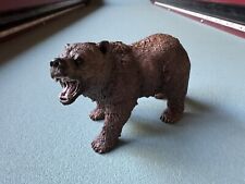 Schleich Grizzly Adult Brown Roaring Bear 2012 Wildlife Toy Figurine Retired picture