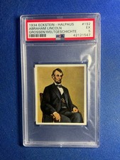 1934 Eckstein-Halpaus ABRAHAM LINCOLN #192 PSA 5 US United States President picture
