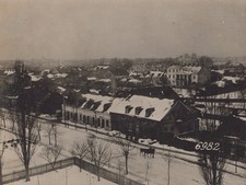 WW1 Brest-Litovsk Belarus winter town street scene 1917 - Original Press Photo picture