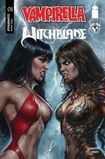 VAMPIRELLA X WITCHBLADE SPECIAL #1 CARLA COHEN VARIANT COVER NM PRE-SALE 9/30/26 picture