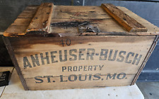Original Anheuser  Busch Vintage Crate Collectible Beer 1933 St. Louis, MO picture