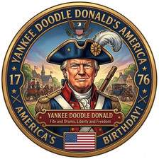 Yankee Doodle Donald President Trump MAGA Republican America Political 4
