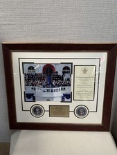 barack obama 2009 presidential inauguration memorabilla framed set picture