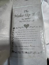 The Make Up Bell by Ganz Silver Plated Irish Tradition Hearts Floral New See Des picture