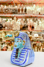 Unique Gemstone Ancient Egyptian statue of King Tutankhamun Mask Statue picture