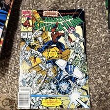 Vintage Marvel Comics, The Amazing Spider-Man, Cardiac-side-by-side picture