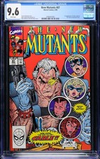 NEW MUTANTS #87 CGC 9.6 1ST CABLE KEY🗝️ WHITE PAGES picture