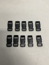 Lot Of (10) Pair USGI Black ITW Nexus Fastex SR-3/4 Buckle Sets 3/4” x 2” picture