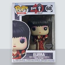 Elvira 40th Anniversary Diamond Glitter Funko Pop Vinyl Figure #68 picture