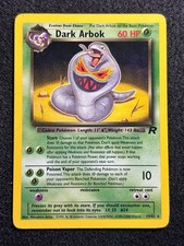 Dark Arbok 19/82 Pokemon Card Team Rocket Vintage WOTC Non Holo Rare 2000 LP picture