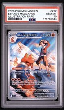 2026 Pokemon Ethan's Magcargo 222/217 Me: Ascended Heroes IR Holo ENG PSA 10 picture