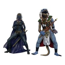 EVERQUEST Danak Dhorentath and Vahlai Ka'lzal With Sword Action Figures RARE picture