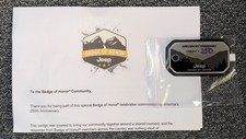 Jeep Badge of Honor America 250 Emblem Driven By Freedom BOH Limited NEW IN BAG picture
