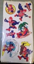 1987 Budweiser Bud Man Stickers • 50 Sheets, 8 Per Sheet • Anheuser-Busch Advert picture