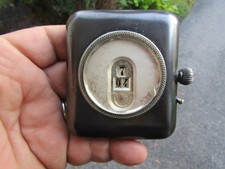rare circa 1900 Swiss Digital Jump Hour Desk Watch Clock Runs Wm Barthman NY? picture