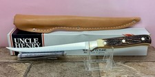 SCHRADE USA Uncle Henry 167UH Steelhead Fishing Fillet Stag Handle Knife w/ Box picture