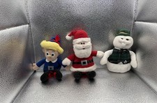 Vintage Rudolph The Red Nosed Reindeer Elf Snowman & Santa picture