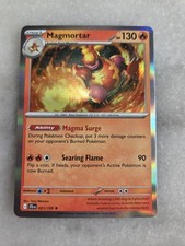 Pokémon 2025 Journey Together MAGMORTAR 021/159 NM HOLO picture