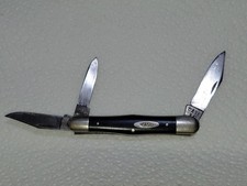 Vintage Case XX 2383 Smooth Black Balloon Whittler Knife 1940-1964  picture