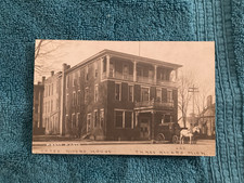 RPPC Three Rivers Michigan Hotel Unposted Pratt Photo c1910 picture