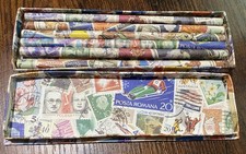 Vintage Two’s Company Postage Stamp Pencil Set 6 Unused Pencils in Original Box picture