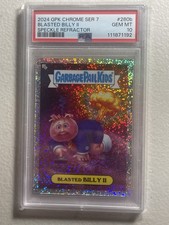 2024 topps chrome gpk series 7 Blasted Billy /299 Speckle Refractor PSA 10  picture