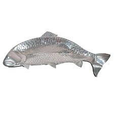 Vintage Arthur Court Silver Fish Salmon Trout Serving Platter Aluminum 21