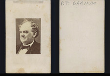 Phineas Taylor Barnum Albumen Print 6.5x9.5 Circa 1870 Album Print picture