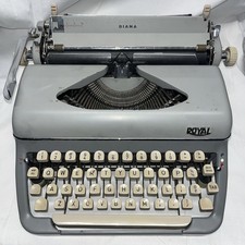 Vintage 1960 Royal Diana Typewriter - As Is With Case picture