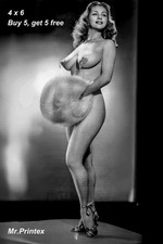 Tempest Storm 💙 4x6 Photo - Vintage Collector Image - Pin-Up picture